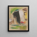 House with a Fence - Zolo Palugyay — framed artwork on a wall