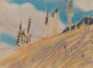 Landscape Painting - Zolo Palugyay — artwork view