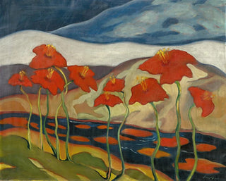Landscape with Flowers Nirvana - Zolo Palugyay — artwork view
