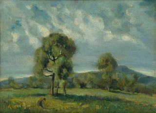 Landscape of Liptov with Trees - Zolo Palugyay — artwork view