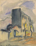House Blue Solitary - Zolo Palugyay — artwork view