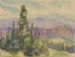 Mountain motif of Liptov - Zolo Palugyay — artwork view