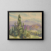 Mountain motif of Liptov - Zolo Palugyay — framed artwork on a wall