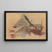 Mountain Cabin Painting - Zolo Palugyay — framed artwork on a wall