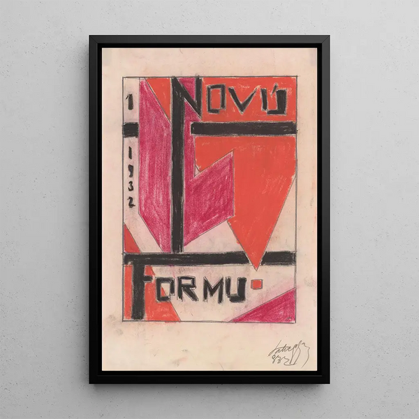 New Shape Painting - Zolo Palugyay — framed artwork on a wall