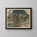 Non marcheurs - Zolo Palugyay — framed artwork on a wall