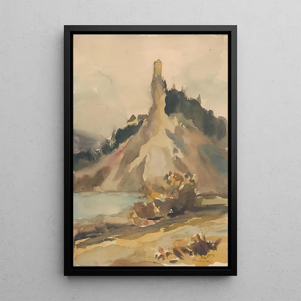 Orava Painting - Zolo Palugyay — framed artwork on a wall
