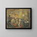 Parisian Café - Zolo Palugyay — framed artwork on a wall