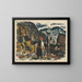 Sur l'eau - Zolo Palugyay — framed artwork on a wall
