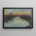 Dawn Red on a River - Zolo Palugyay — framed artwork on a wall