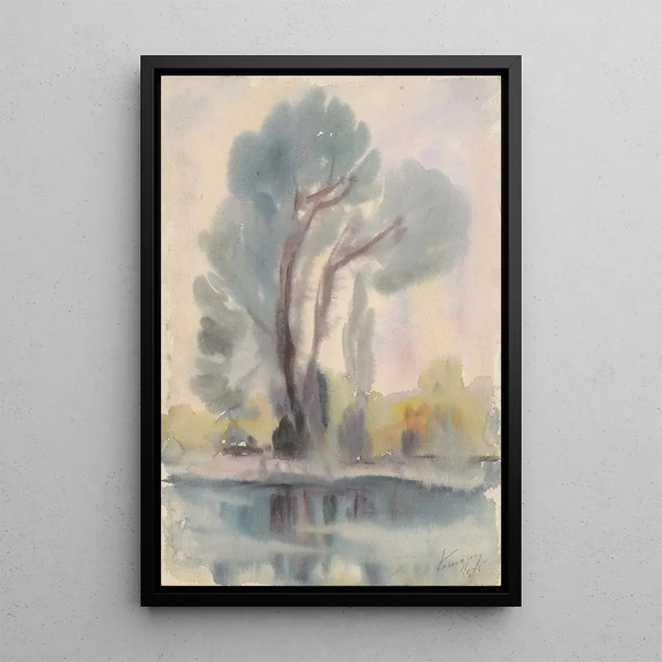 Anse de rivière - Zolo Palugyay — framed artwork on a wall