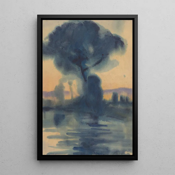 Rive - Zolo Palugyay — framed artwork on a wall
