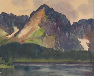 Hillsides above the river - Zolo Palugyay — artwork view