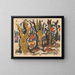 Night Sky Painting - Zolo Palugyay — framed artwork on a wall