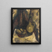 Still life with potatoes and a jug - Zolo Palugyay — framed artwork on a wall