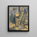 Nature morte au vase jaune - Zolo Palugyay — framed artwork on a wall