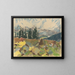 Summer Day in a Rocky Forest Glade - Zolo Palugyay — framed artwork on a wall