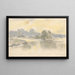 The Vh in the mist - Zolo Palugyay — framed artwork on a wall