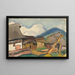 Village - Zolo Palugyay — framed artwork on a wall