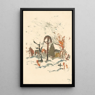 Zolo Palugyay - Village cemetery in winter.webp