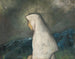 Woman with White Shawl - Zolo Palugyay — artwork view
