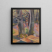 Trees tdia - Zolo Palugyay — framed artwork on a wall