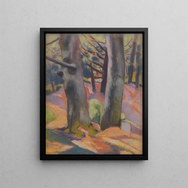 Trees tdia - Zolo Palugyay — framed artwork on a wall