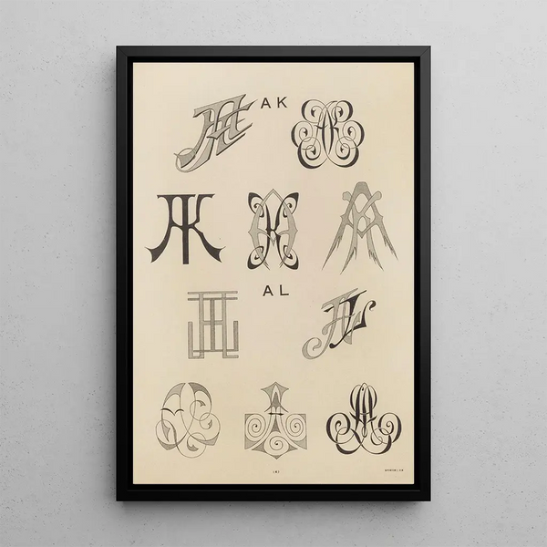 ABC zuan Pl07 - Zuan Kenkykai — framed artwork on a wall