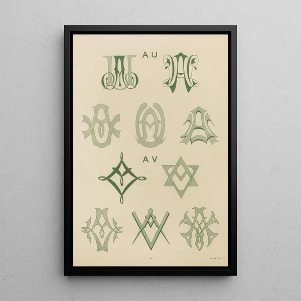 ABC zuan Pl12 - Zuan Kenkykai — framed artwork on a wall