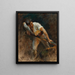 Study for The Treasure is Raised - Zygmund Adjukiewiecz — framed artwork on a wall