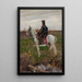 Hussard of the 13th Regiment of the Army of the Duchy of Warsaw - Zygmunt Rozwadowski — framed artwork on a wall