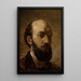 Self-portrait - Zygmunt Sidorowicz — framed artwork on a wall