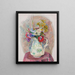 Anémones - Zygmunt Waliszewski — framed artwork on a wall