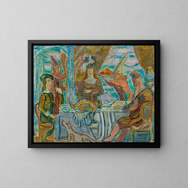 Banquet - Zygmunt Waliszewski — framed artwork on a wall