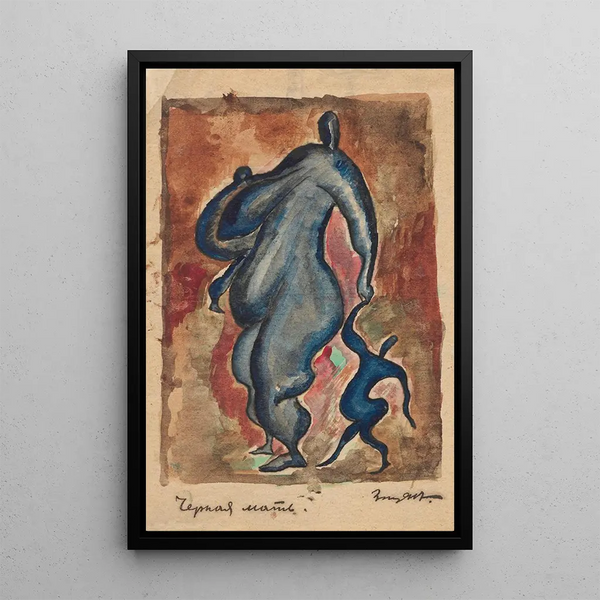Mother Black - Zygmunt Waliszewski — framed artwork on a wall