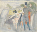 Cabin I painting with a self-portrait - Zygmunt Waliszewski — artwork view