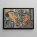 Conversation - Zygmunt Waliszewski — framed artwork on a wall
