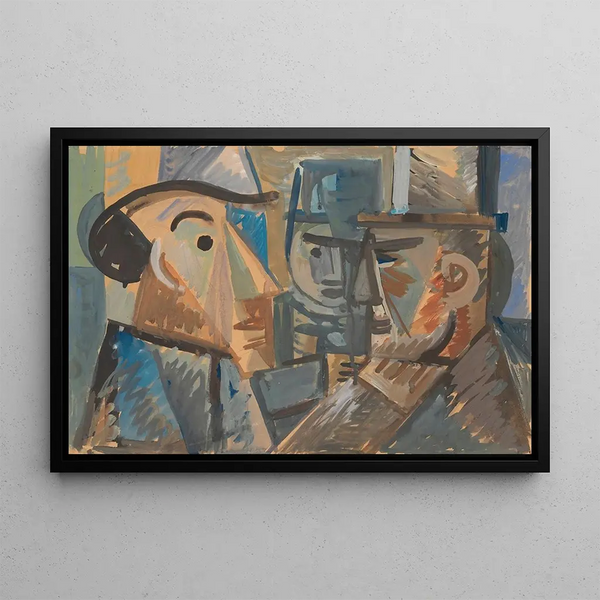 Conversation - Zygmunt Waliszewski — framed artwork on a wall