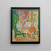Don Quixote in an armchair - Zygmunt Waliszewski — framed artwork on a wall