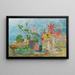 Flowers and Fruits - Zygmunt Waliszewski — framed artwork on a wall