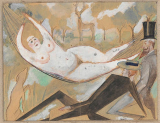 in a hammock - Zygmunt Waliszewski — artwork view