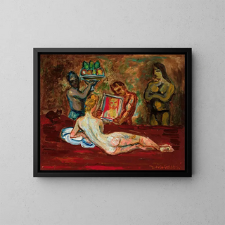 The Mirror, Tell Me - Zygmunt Waliszewski — framed artwork on a wall