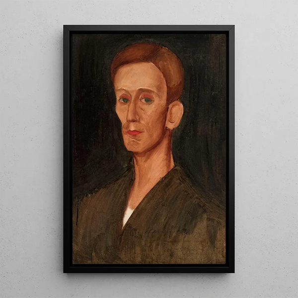 Portrait of Józef Czapski - Zygmunt Waliszewski — framed artwork on a wall