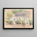 Schoolyard Painting - Zygmunt Waliszewski — framed artwork on a wall