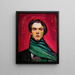 Self-portrait - Zygmunt Waliszewski — framed artwork on a wall