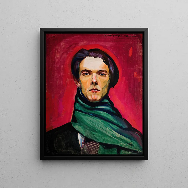 Self-portrait - Zygmunt Waliszewski — framed artwork on a wall