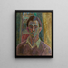 Self-portrait (conflict of case) - Zygmunt Waliszewski — framed artwork on a wall