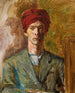 Self-portrait with turban - Zygmunt Waliszewski — artwork view