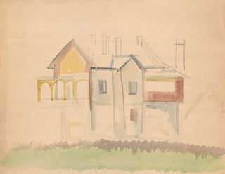 Sketch of buildings - Zygmunt Waliszewski — artwork view
