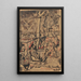 Carrousel of soldiers - Zygmunt Waliszewski — framed artwork on a wall